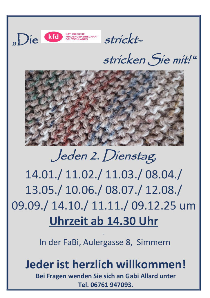 Termine kfd strickt